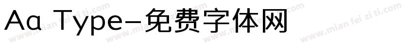 Aa Type字体转换